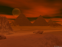 Pyramids on Mars
